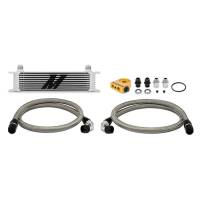 Mishimoto - Mishimoto MMOC-UT Mishimoto Universal Thermostatic 10 Row Oil Cooler Kit - Silver - Image 3