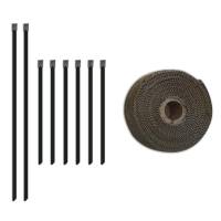 Mishimoto - Mishimoto MMTW-235 Mishimoto 2 inch x 35 feet Heat Wrap with Stainless Locking Tie Set - Image 4