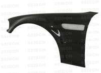 Seibon - Seibon Carbon FF0105BMWE46M3 Seibon 01-05 BMW E46 M3 Carbon Fiber Fenders - Image 1