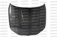 Seibon - Seibon Carbon HD0407BMWE60-GTR Seibon 04-10 BMW 5 Series 4 dr E60 (Inc M5) GTR-Style Carbon Fiber Hood - Image 2