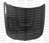 Seibon - Seibon Carbon HD0507BMWE90-GTR Seibon 05-08 BMW 3 Series 4 dr E90 (Excl M3) GTR-Style Carbon Fiber Hood - Image 4