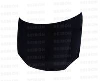 Seibon - Seibon Carbon HD0607VWGTIB-OE Seibon 06-08 VW GTi Shaved OEM Carbon Fiber Hood - Image 1
