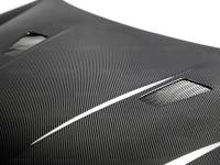 Seibon - Seibon Carbon HD1011VWGTIB-TM Seibon 10-11 VW Golf GTI 5K/MK6 TM Carbon Fiber Hood w/ Shaved Emblem - Image 2