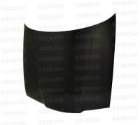 Seibon - Seibon Carbon HD9298BMWE362D-OE Seibon 92-98 BMW 3 Series 2dr (E36) (Exc 318) OEM Carbon Fiber Hood - Image 1