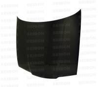 Seibon - Seibon Carbon HD9298BMWE362D-OE Seibon 92-98 BMW 3 Series 2dr (E36) (Exc 318) OEM Carbon Fiber Hood - Image 3