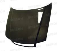 Seibon - Seibon Carbon HD9601AUA4-OE Seibon 96-01 Audi A4 (B5) OEM-Style Carbon Fiber Hood - Image 2