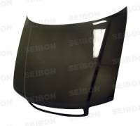 Seibon - Seibon Carbon HD9601AUA4-OE Seibon 96-01 Audi A4 (B5) OEM-Style Carbon Fiber Hood - Image 3