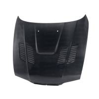 Seibon - Seibon Carbon HD9703BMWE39-GTR Seibon 97-03 BMW 5 Series 4Dr (E39) GTR-Style Carbon Fiber Hood - Image 2