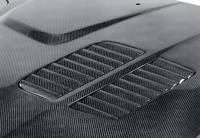 Seibon - Seibon Carbon HD9703BMWE39-GTR Seibon 97-03 BMW 5 Series 4Dr (E39) GTR-Style Carbon Fiber Hood - Image 12