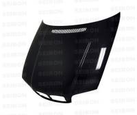 Seibon - Seibon Carbon HD9902BMWE462D-OE Seibon 7/99-5/02 BMW 3 Series 2dr (E46) OEM-Style Carbon Fiber Hood - Image 6