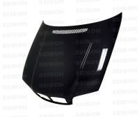 Seibon - Seibon Carbon HD9902BMWE462D-OE Seibon 7/99-5/02 BMW 3 Series 2dr (E46) OEM-Style Carbon Fiber Hood - Image 7