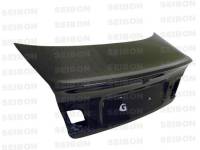 Seibon - Seibon Carbon TL9904BMWE464D-C Seibon 99-04 BMW 3 Series 4DR E46 CSL Style Carbon Fiber Trunk Lid and Hatch - Image 4