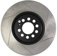 Stoptech - Stoptech 126.33062SL StopTech Power Slot 3/99-06 Audi TT/00-06 TT Quattro / 03-05 VW Golf GTi Left Front Slotted Rotor - Image 1