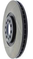 Stoptech - Stoptech 126.33062SR StopTech Power Slot 3/99-06 Audi TT/00-06 TT Quattro / 03-05 VW Golf GTi Right Front Slotted Rotor - Image 1