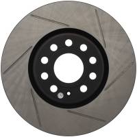 Stoptech - Stoptech 126.33098SL StopTech Power Slot 06-10 Audi A3 / 08-10 TT / 06-09 VW GTI Mlk V/Passat Left Front Slotted Rotor - Image 1