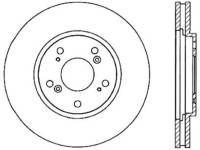 Stoptech - Stoptech 126.40029CSR StopTech 91-96 Acura NSX Cryo Slotted Rear Right Sport Brake Rotor - Image 2