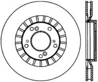 Stoptech - Stoptech 126.40048CSL StopTech Power Slot 00-09 Honda S2000 CRYO Front Left Slotted Rotor - Image 2