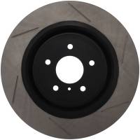 Stoptech - Stoptech 126.42100SL StopTech Power Slot Nissan 370z / Infiniti G37 SportStop Slotted Front Left Rotor - Image 1