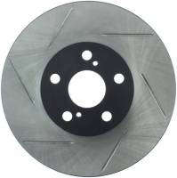 Stoptech - Stoptech 126.44114SR StopTech Power Slot 01-05 Toyota Celica GT & GT-S/05-09 Scion tC Slotted Right Front Rotor - Image 1