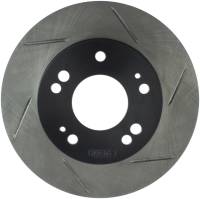 Stoptech - Stoptech 126.46042SL StopTech Power Slot 4/89-00 Mitsubishi Eclipse GST / 2/98-01 Galant 4 cyl Slotted Left Front Rotor - Image 1