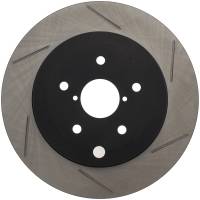 Stoptech - Stoptech 126.47030SL StopTech Power Slot 08-10 Subaru Impreza STi Rear Left Slotted Rotor - Image 1