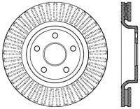 Stoptech - Stoptech 126.58008SL StopTech Slotted Sport Brake Rotor 11-17 Jeep Grand Cherokee (Excludes SRT8) - Image 1