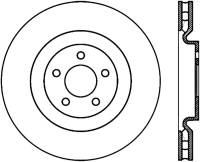 Stoptech - Stoptech 126.61089CSR StopTech Power Slot Cryo 07-08 Ford Mustang Shelby Front Right Slotted Rotor - Image 2