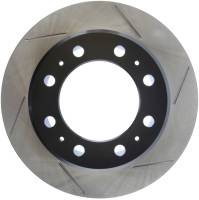Stoptech - Stoptech 126.67080SL StopTech 08-10 Dodge Ram 4500 6.7L Slotted Left Front Brake Rotor - Image 1