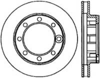 Stoptech - Stoptech 126.68001CSL StopTech 71-86 Chevrolet K20 Suburban Cryo Slotted Front Left Sport Brake Rotor - Image 1