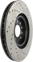 Stoptech - Stoptech 127.33062R StopTech Slotted & Drilled Sport Brake Rotor - Image 3