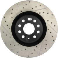 Stoptech - Stoptech 127.33112R StopTech 09 VW Passat CC / 06-09 Passat Slotted & Drilled Right Front Rotor - Image 3