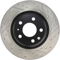 Stoptech - Stoptech 127.33127L StopTech Power Slot 09-10 Audi A4/A4 Quattro / 08-10 A5 / 10 S4 Rear Left Drilled & Slotted Rotor - Image 2