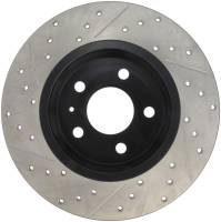 Stoptech - Stoptech 127.33127L StopTech Power Slot 09-10 Audi A4/A4 Quattro / 08-10 A5 / 10 S4 Rear Left Drilled & Slotted Rotor - Image 4