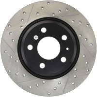 Stoptech - Stoptech 127.33127R StopTech Power Slot 09-10 Audi A4/A4 Quattro / 08-10 A5 / 10 S4 Rear Right Drilled & Slotted Rotor - Image 2