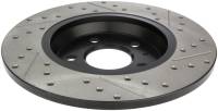 Stoptech - Stoptech 127.33127R StopTech Power Slot 09-10 Audi A4/A4 Quattro / 08-10 A5 / 10 S4 Rear Right Drilled & Slotted Rotor - Image 3