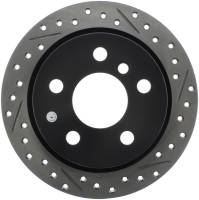 Stoptech - Stoptech 127.34159L StopTech 14-15 Mini Cooper Base Slotted & Drilled Rear Left Rotor - Image 2