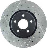 Stoptech - Stoptech 127.39038R StopTech Slotted & Drilled Sport Brake Rotor - Image 2