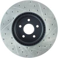 Stoptech - Stoptech 127.39038R StopTech Slotted & Drilled Sport Brake Rotor - Image 3
