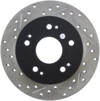 Stoptech - Stoptech 127.40040R StopTech 06-09 Honda Civic Ex/Si Slotted & Drilled Right Rear Rotor - Image 2