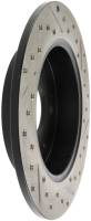 Stoptech - Stoptech 127.40040R StopTech 06-09 Honda Civic Ex/Si Slotted & Drilled Right Rear Rotor - Image 3
