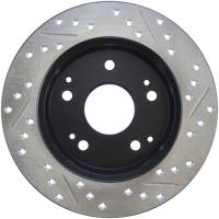 Stoptech - Stoptech 127.40042R StopTech 02-06 Acura RSX Incl. Type S / 97-01 Integra Type R Slotted & Drilled Right Rear Rotor - Image 3