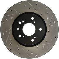 Stoptech - Stoptech 127.40062L StopTech 04-08 Acura TL (Brembo Caliber) SportStop Slotted & Drilled Left Front Rotor - Image 3