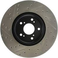 Stoptech - Stoptech 127.40062L StopTech 04-08 Acura TL (Brembo Caliber) SportStop Slotted & Drilled Left Front Rotor - Image 4