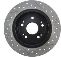 Stoptech - Stoptech 127.40068R StopTech 09-10 Acura TSX / 08-10 Honda Accord Coupe/05-10 Sedan Right Rear Slotted & Drilled Rotor - Image 4