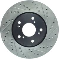 Stoptech - Stoptech 127.40086L StopTech Slotted & Drilled Sport Brake Rotor Front Left 13 Honda Accord Sport - Image 2
