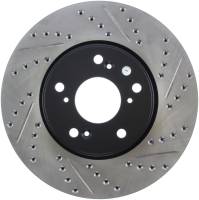 Stoptech - Stoptech 127.40086L StopTech Slotted & Drilled Sport Brake Rotor Front Left 13 Honda Accord Sport - Image 5