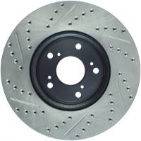 Stoptech - Stoptech 127.40086L StopTech Slotted & Drilled Sport Brake Rotor Front Left 13 Honda Accord Sport - Image 6