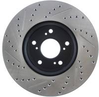 Stoptech - Stoptech 127.40086L StopTech Slotted & Drilled Sport Brake Rotor Front Left 13 Honda Accord Sport - Image 7