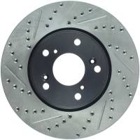Stoptech - Stoptech 127.40086R StopTech Slotted & Drilled Sport Brake Rotor Front Right 13 Honda Accord Sport - Image 1