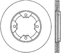 Stoptech - Stoptech 127.42034L StopTech Power Slot 84-85 Nissan 300ZX Slotted & Drilled Left Front Rotor - Image 2